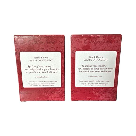 NIB Hallmark Keepsake Ornaments - Li’l Christmas Tree & Li’l Apple VTG 2000 - Picture 2 of 3